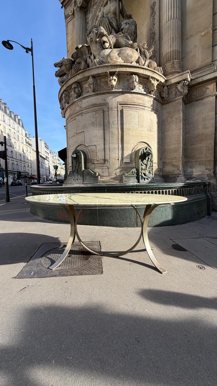 White Marble Table Osvaldo Borsani T102 for Tecno