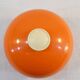 Vintage ice bucket of round shape and orange Brand GALLIA