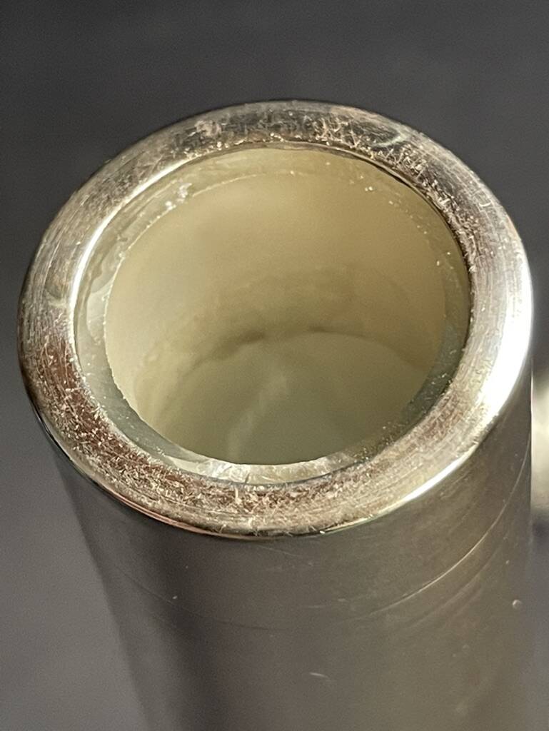 Carafe in cut crystal & silver frame