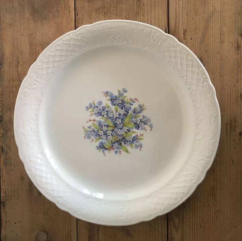 Bavarian porcelain dessert plates