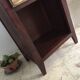 Vintage compas legs bedside table