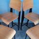 4 tabourets haut de bar design vintage