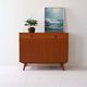 Small 1960s Scandinavian teak sideboard – Vintage Swedish cabinet