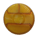 Glass plate with compartments