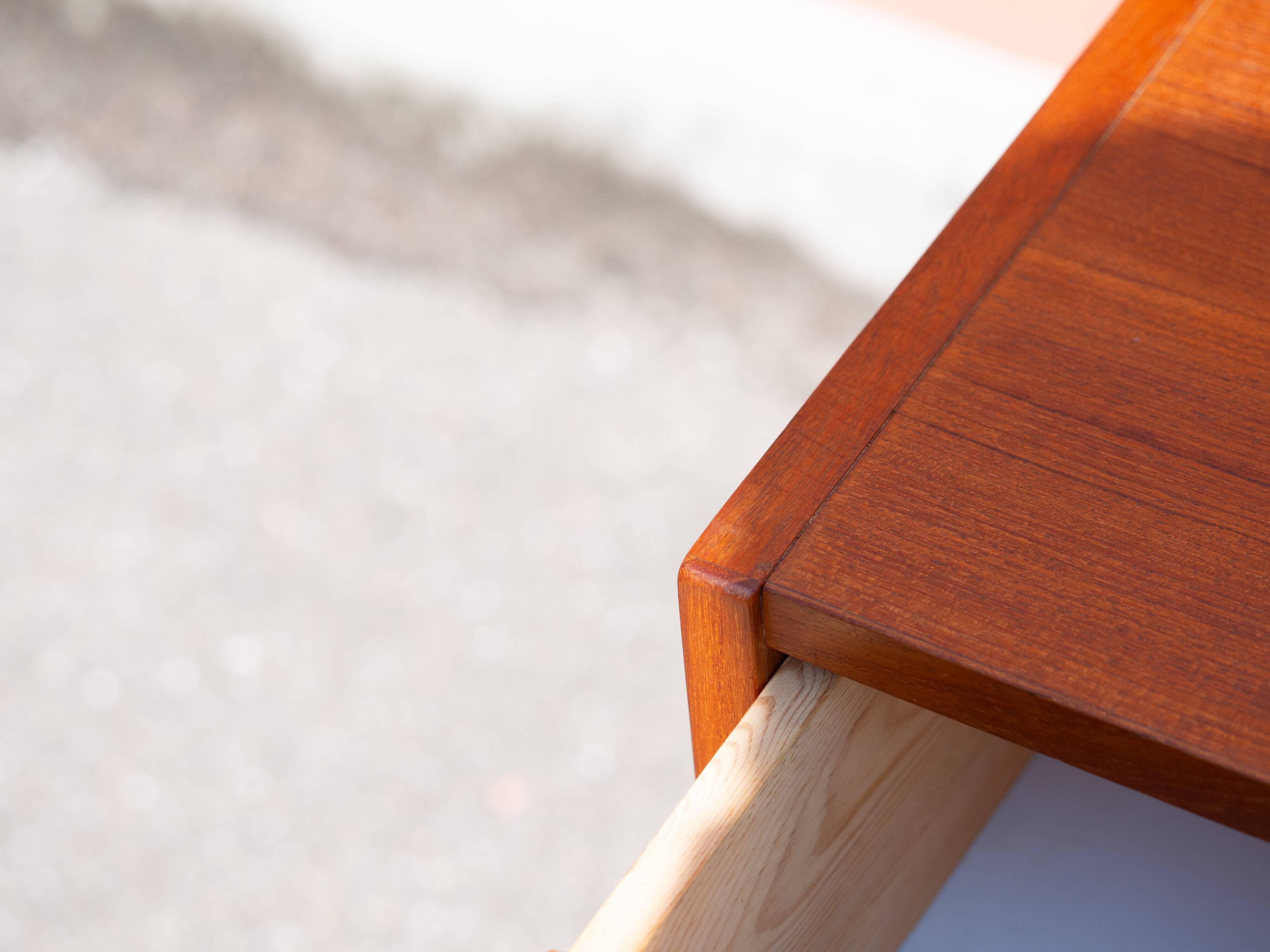 Danish vintage teak chest of drawers from 1960s