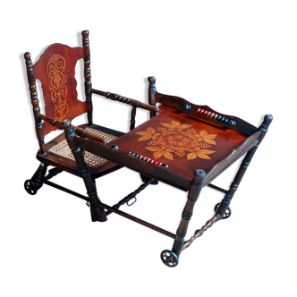 Early twentieth child convertible armchair