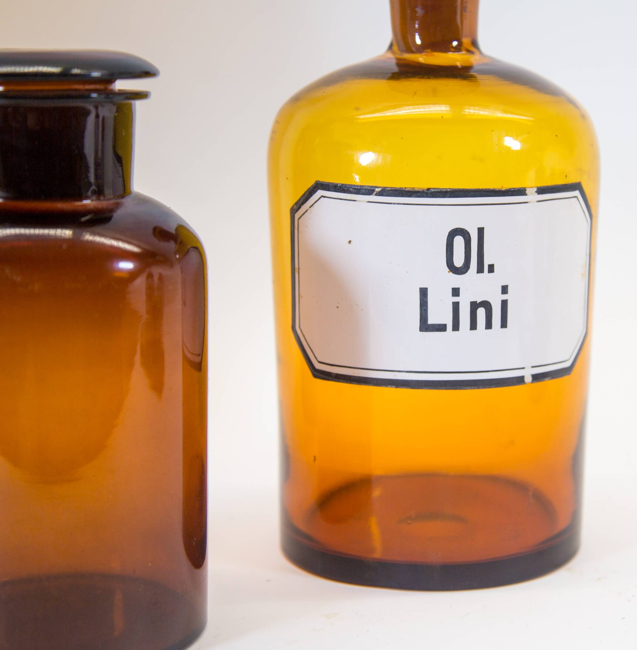 Vintage apothecary bottles | set of 3 | XL bottles | vintage 30's