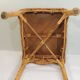 Rectangular woven wicker coffee table /Bamboo /rattan / vintage