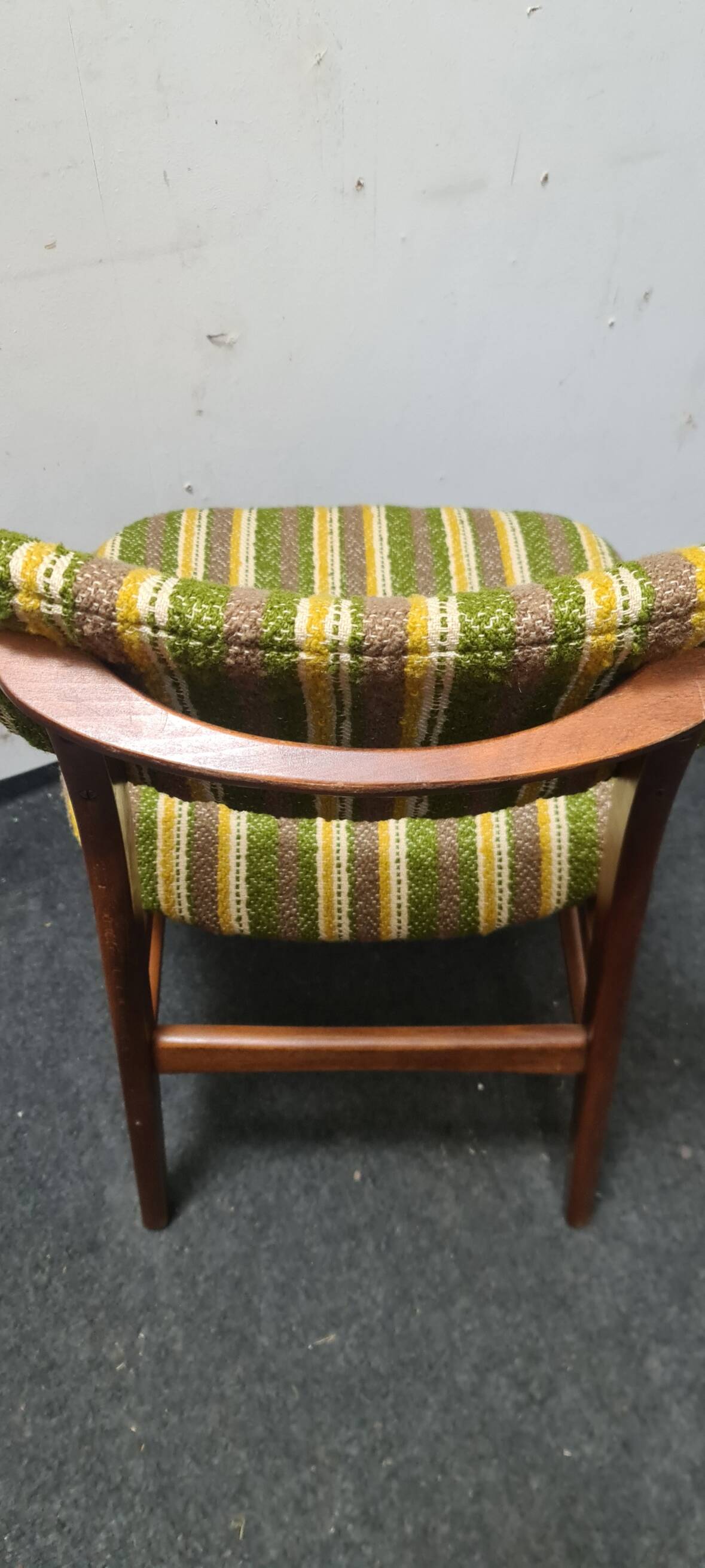 One Vintage teak dining chair