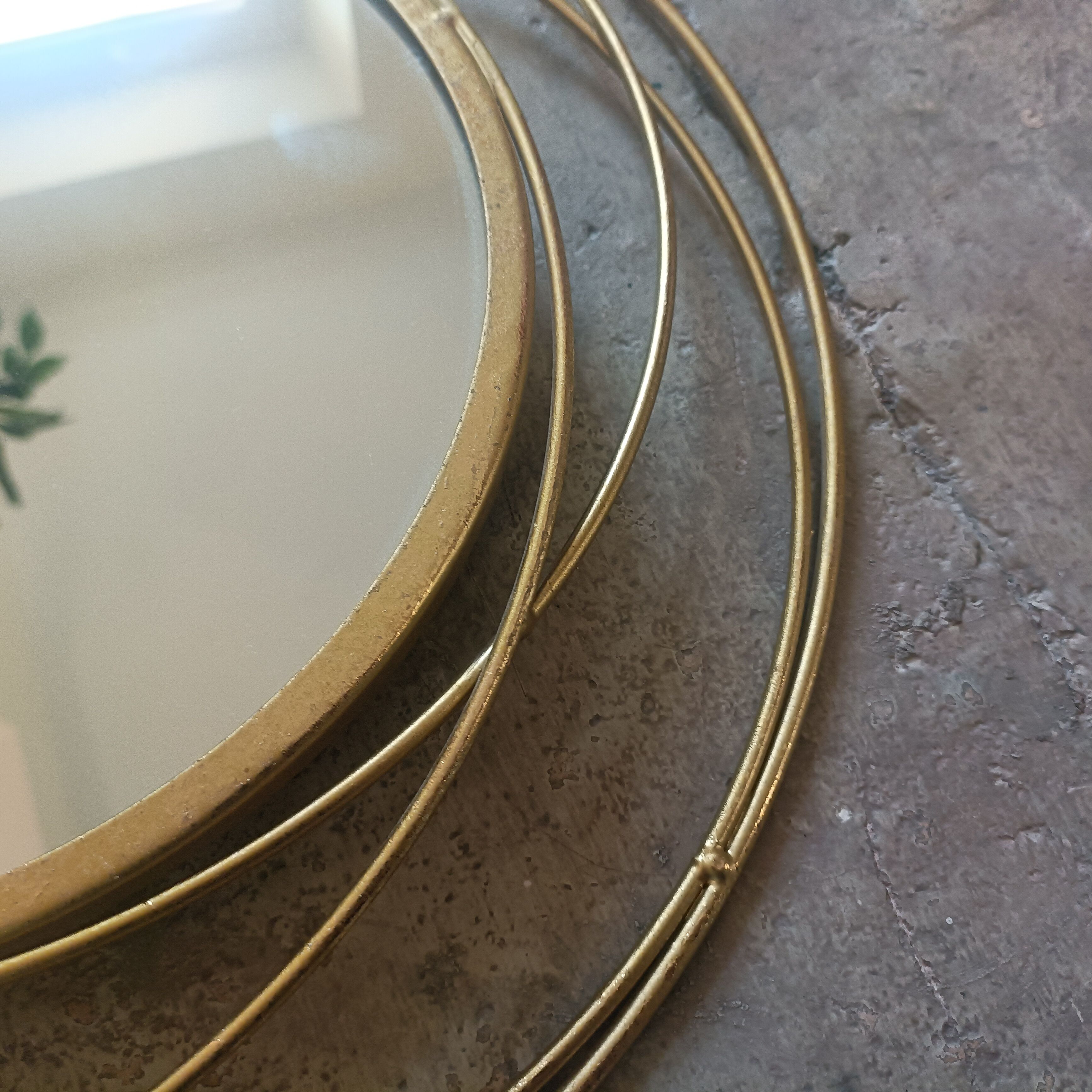 Vintage framed mirror