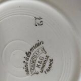 Trio of K&G Lunéville soup plates – Chantilly model, hand-painted