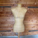 Vintage rattan mannequin