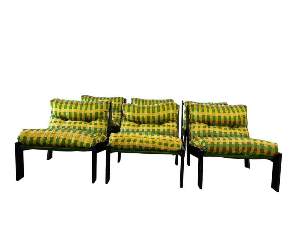 Vintage green modular lounge chair