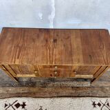 🌿 Small vintage Scandinavian sideboard – Pine wood ✨