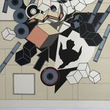 Set of 4 original lithographs by Alain Le Yaouanck 1978. The 4 elements.