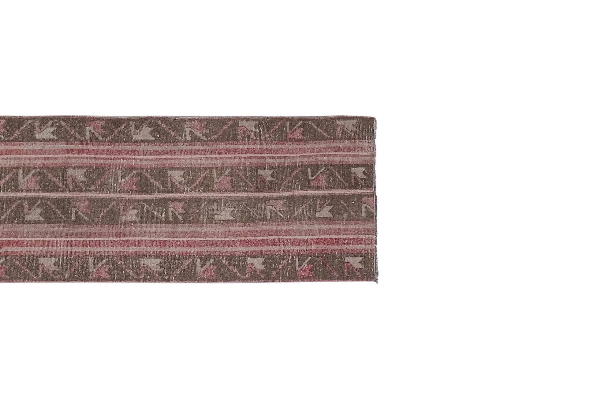 Vintage Turkish hallway rug 67x470 cm