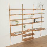 1960s wall shelf, Kai Kristiansen, FM Møbler