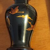 Vase en bois laqué