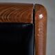 Set of Italian Leather Glossy Finish Chairs