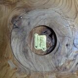 Coupe en bois d'olivier plat ancien artisanal slow décoration campagne