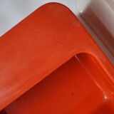 Prisunic plastic wall shelves