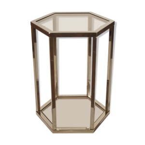 Guéridon hexagonal post-moderne