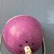 Lampe de bureau vintage violette en forme de globe oculaire de l'ère spatiale