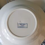 Set of 6 deep plates Model Mozart Sarreguemines