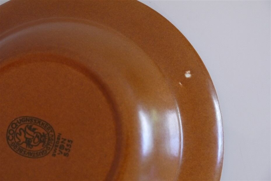 Set of 6 vintage plates by Stig Lindberg 1960