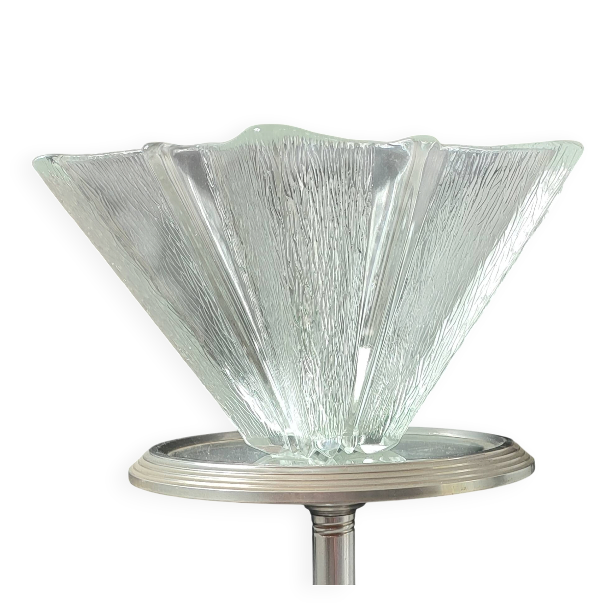 Large vintage salad bowl XXL Walther Glas