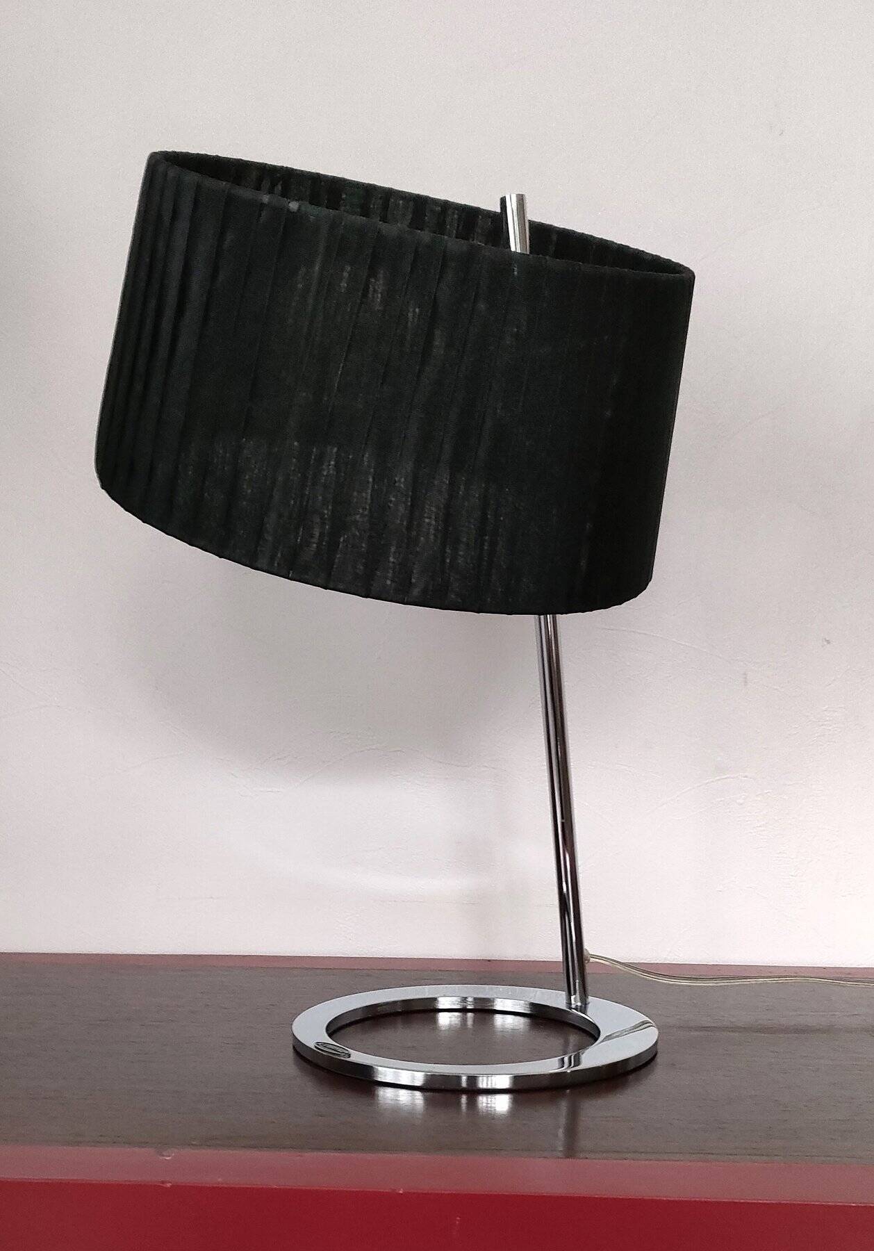 K-Lighting by Candibambu designer living room lamp - stainless steel and textile - post 2000