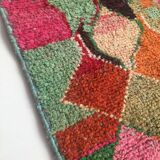 Moroccan Berber carpet Boujaad with colorful graphic patterns 276x162cm