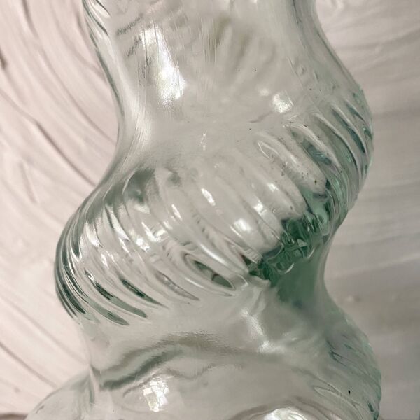 Bouteilles italiennes Empoli torsadées vintage