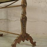 Cast iron and terrazzo bistro table from the art nouveau period