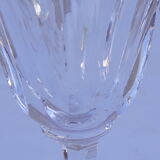 8 glasses of white wine stamped crystal Saint Louis model Cerdanya H 14 cm