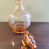 Carafe art deco orange