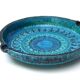 Bitossi round ashtray by Aldo Londi in ceramic, 60s