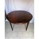 Table ronde scandinave en palissandre