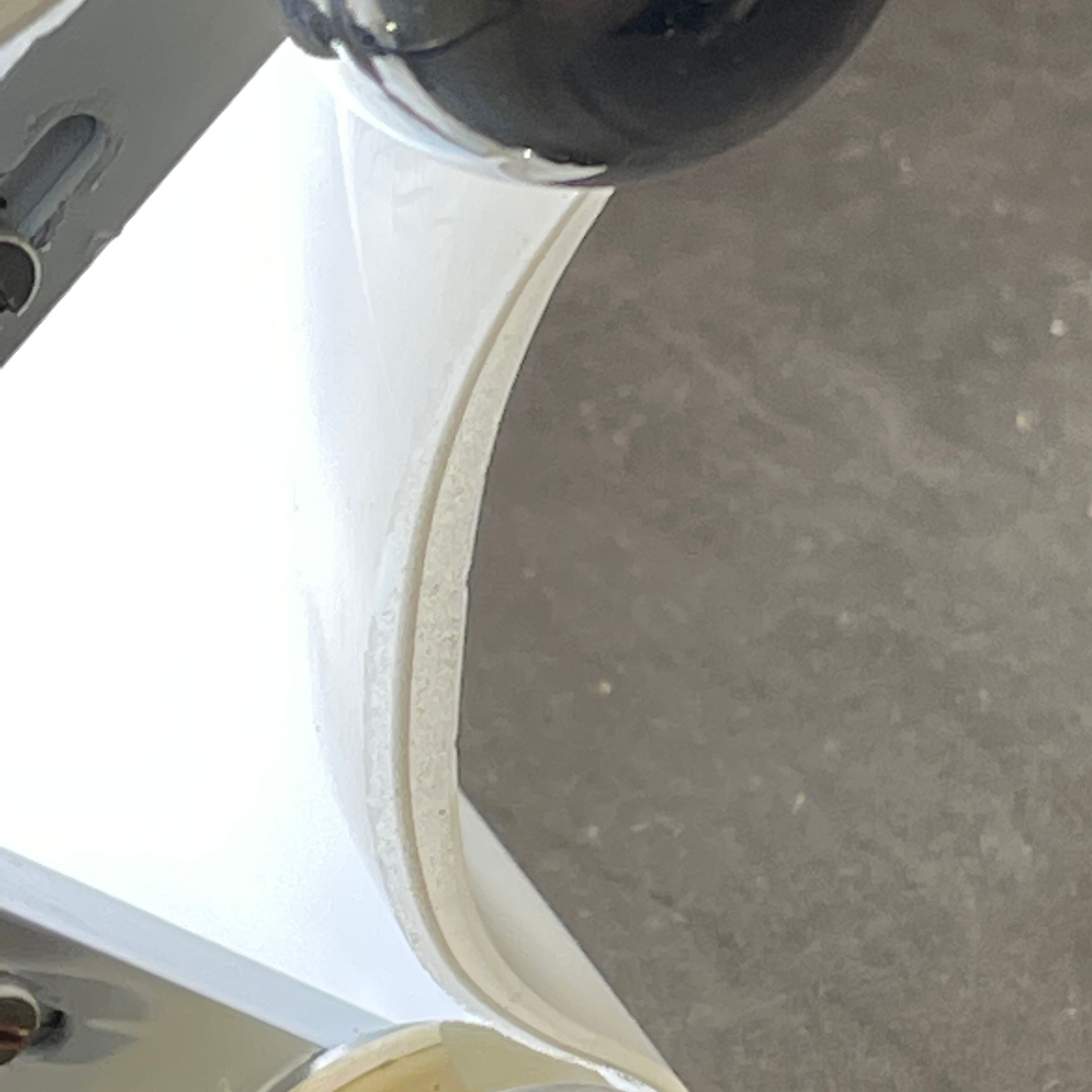 Giotto Stoppino for Tronconi in 1976, Table Lamp "Drop" in Opaline Lined Glass