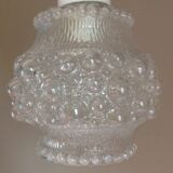 Bubbled glass hanging lamp 60/70