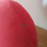 Vintage red hand armchair - 70s
