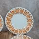 Set of 6 semi-deep plates Sarreguemines