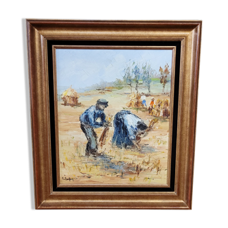 Toile encadrée