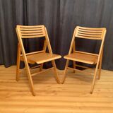 A pair of folding chairs, Netherlands, 1970s.