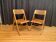 A pair of folding chairs, Netherlands, 1970s.