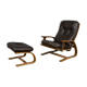 Relax armchair with footrest 1970