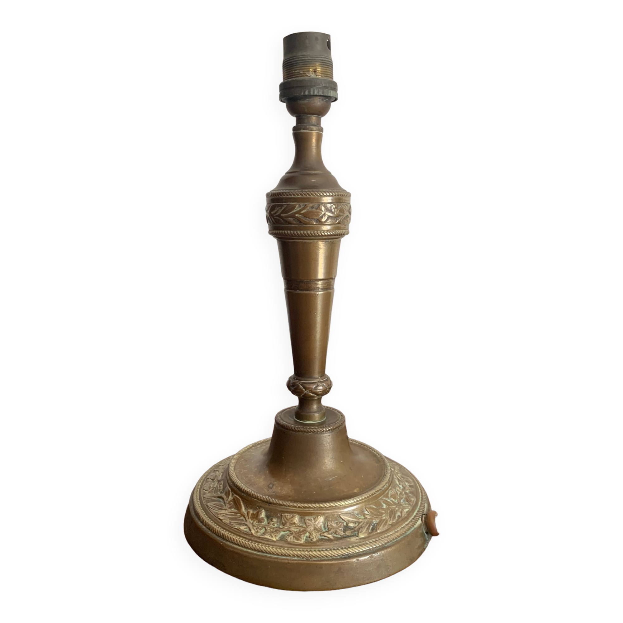 Bronze lamp foot
