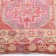 Red & Pink Super Soft Vintage Runner Rug, 91x346Cm
