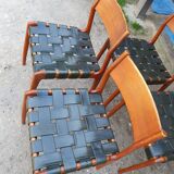 Set of 4 scandinavian teak chairs by piero palange and werther toffoloni montina