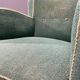 Fauteuil Art déco danois en mohair vert, années 1930-1940